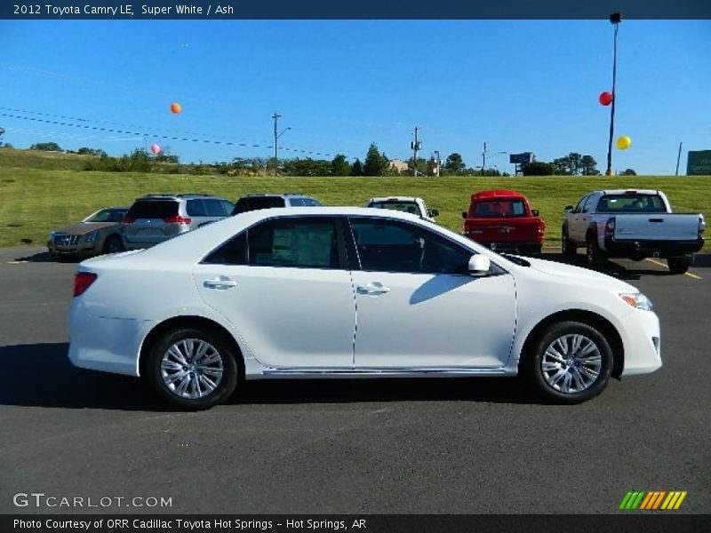 Super White / Ash 2012 Toyota Camry LE