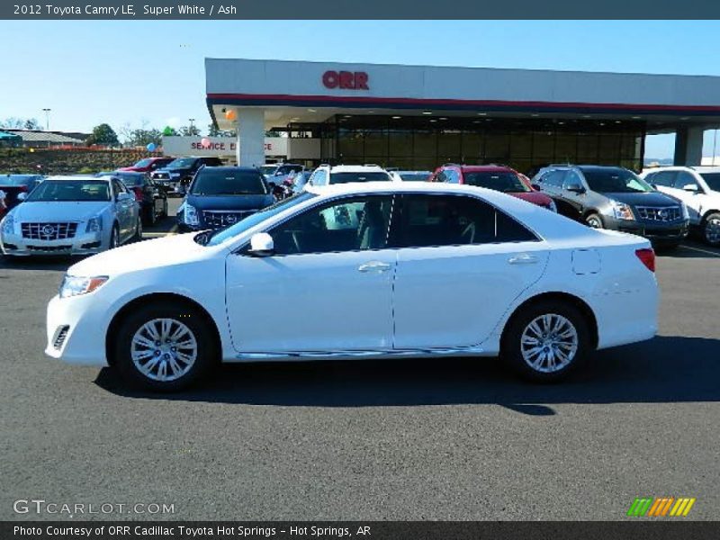 Super White / Ash 2012 Toyota Camry LE