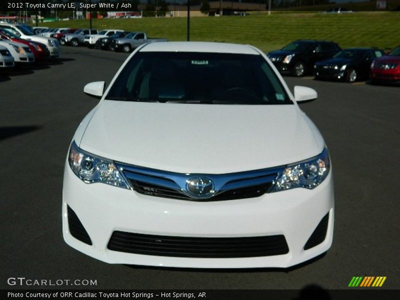 Super White / Ash 2012 Toyota Camry LE