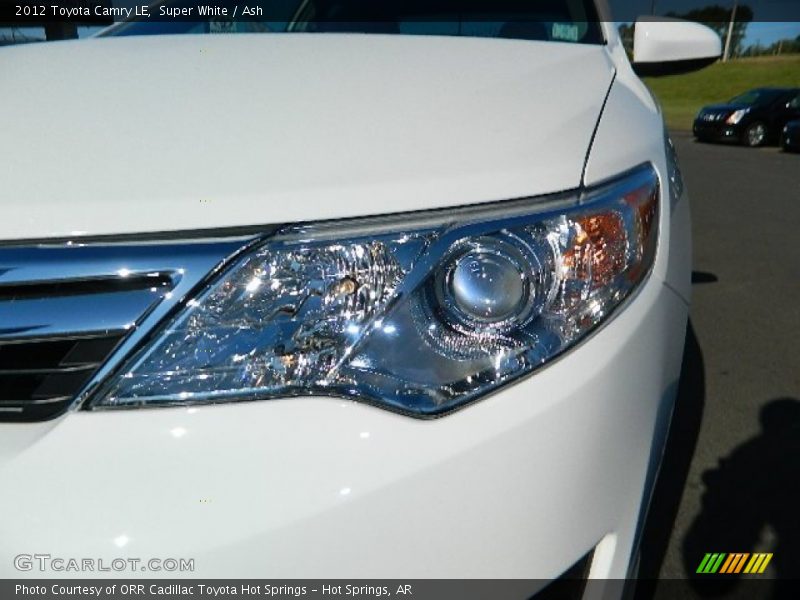 Super White / Ash 2012 Toyota Camry LE
