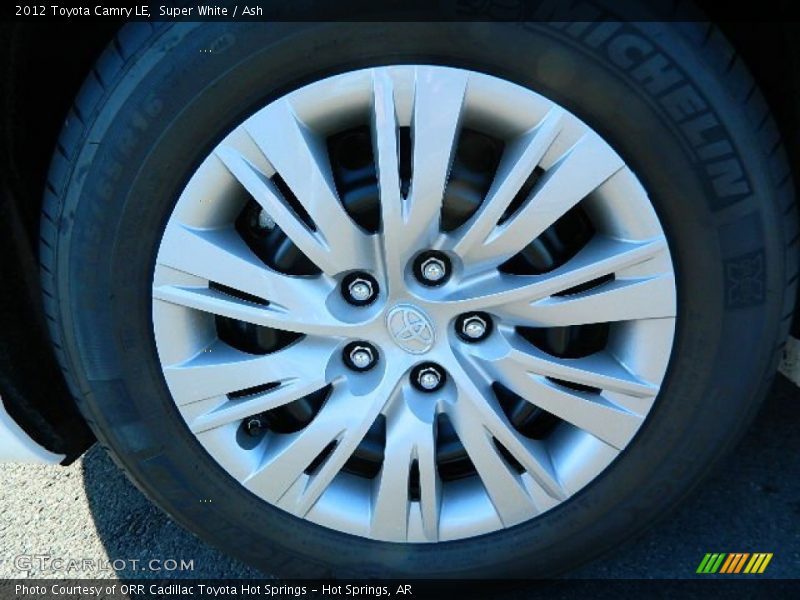 Super White / Ash 2012 Toyota Camry LE
