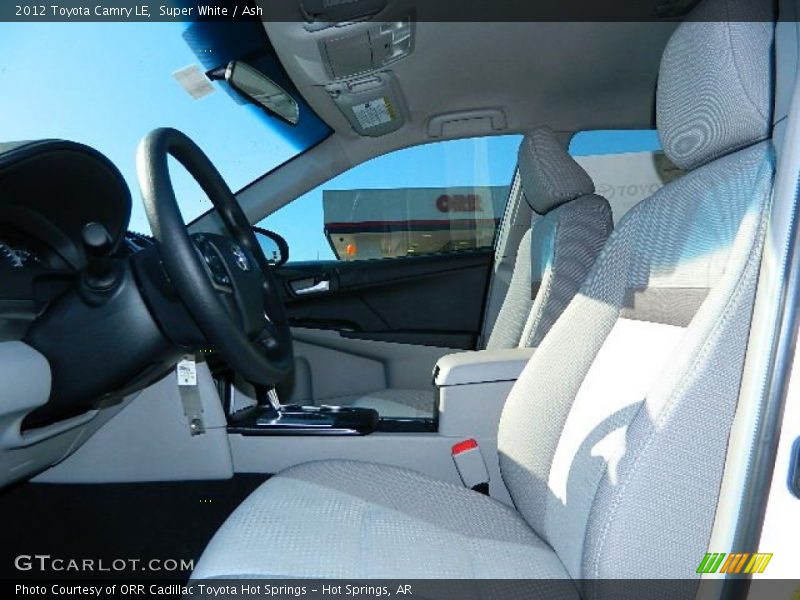 Super White / Ash 2012 Toyota Camry LE