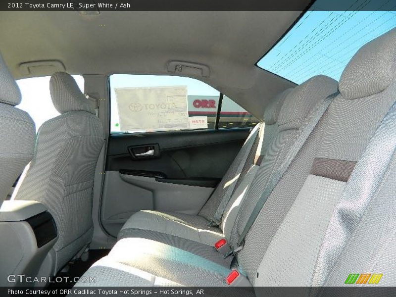 Super White / Ash 2012 Toyota Camry LE