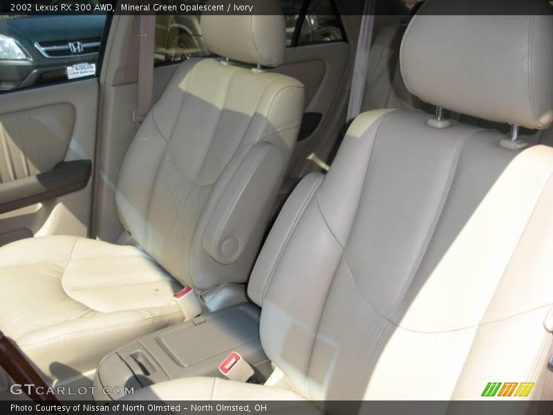Mineral Green Opalescent / Ivory 2002 Lexus RX 300 AWD