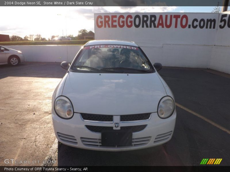 Stone White / Dark Slate Gray 2004 Dodge Neon SE
