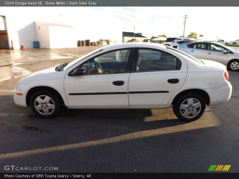 Stone White / Dark Slate Gray 2004 Dodge Neon SE