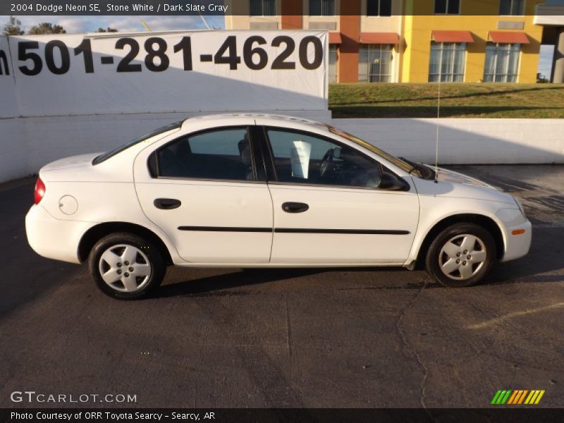 Stone White / Dark Slate Gray 2004 Dodge Neon SE