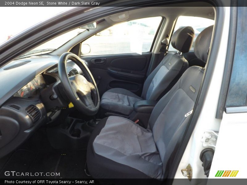 Stone White / Dark Slate Gray 2004 Dodge Neon SE