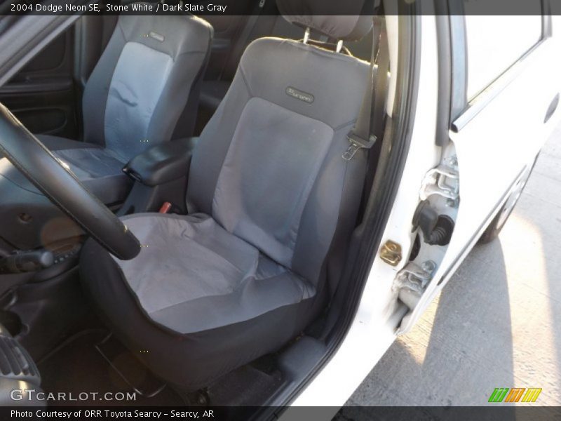 Stone White / Dark Slate Gray 2004 Dodge Neon SE