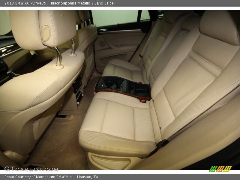 Black Sapphire Metallic / Sand Beige 2013 BMW X6 xDrive35i