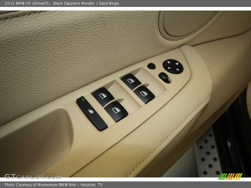 Black Sapphire Metallic / Sand Beige 2013 BMW X6 xDrive35i