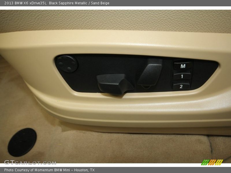 Black Sapphire Metallic / Sand Beige 2013 BMW X6 xDrive35i