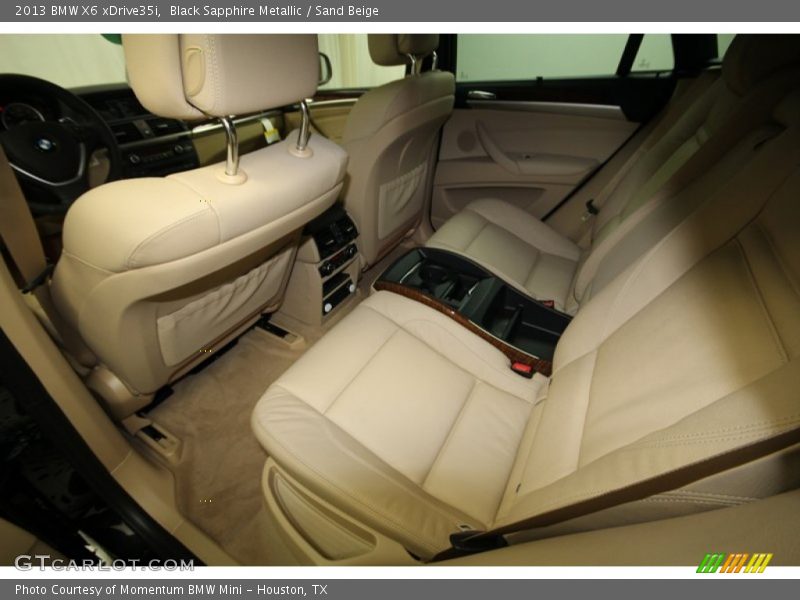 Black Sapphire Metallic / Sand Beige 2013 BMW X6 xDrive35i