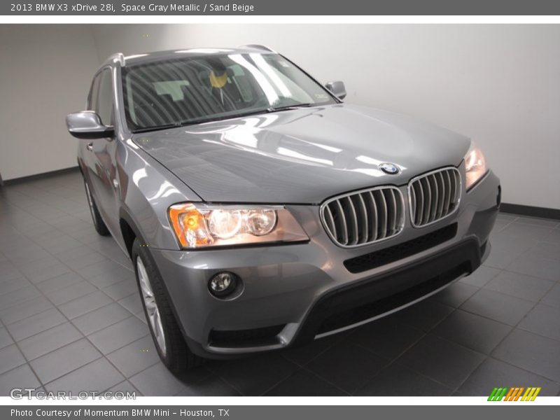 Space Gray Metallic / Sand Beige 2013 BMW X3 xDrive 28i