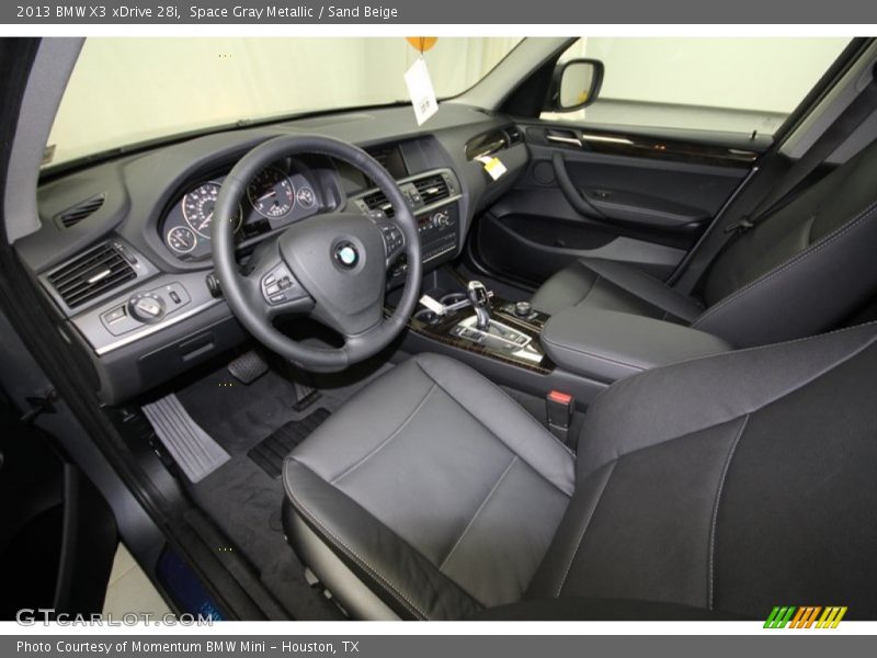 Space Gray Metallic / Sand Beige 2013 BMW X3 xDrive 28i