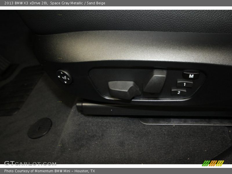 Space Gray Metallic / Sand Beige 2013 BMW X3 xDrive 28i