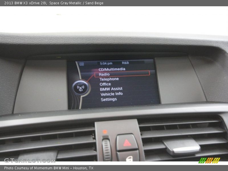 Space Gray Metallic / Sand Beige 2013 BMW X3 xDrive 28i