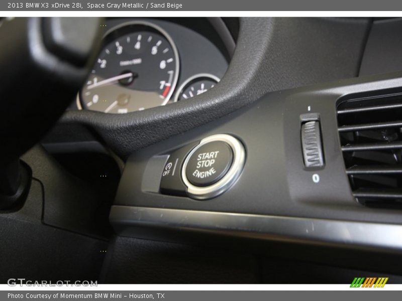 Space Gray Metallic / Sand Beige 2013 BMW X3 xDrive 28i