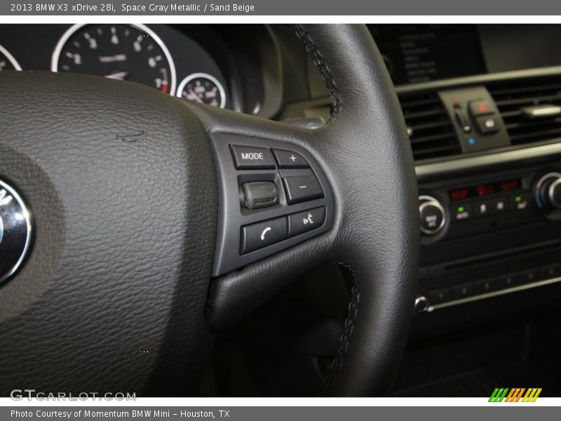 Space Gray Metallic / Sand Beige 2013 BMW X3 xDrive 28i