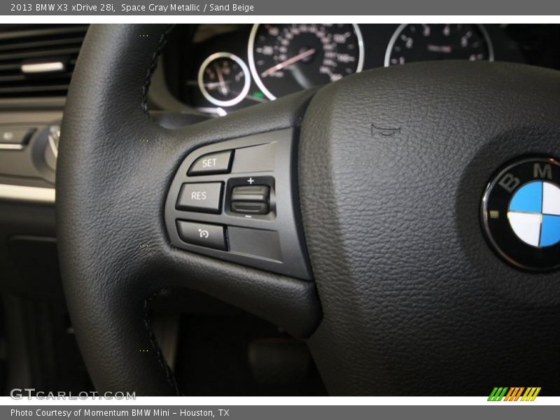 Space Gray Metallic / Sand Beige 2013 BMW X3 xDrive 28i