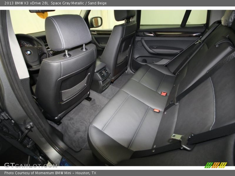 Space Gray Metallic / Sand Beige 2013 BMW X3 xDrive 28i