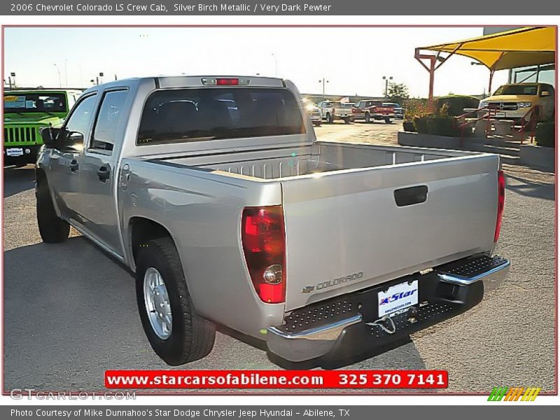 Silver Birch Metallic / Very Dark Pewter 2006 Chevrolet Colorado LS Crew Cab
