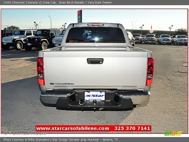 Silver Birch Metallic / Very Dark Pewter 2006 Chevrolet Colorado LS Crew Cab
