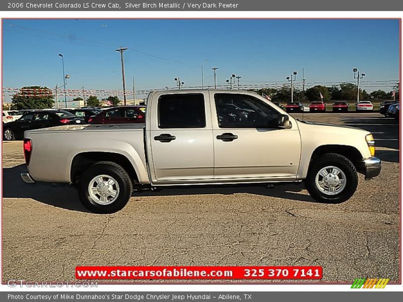 Silver Birch Metallic / Very Dark Pewter 2006 Chevrolet Colorado LS Crew Cab