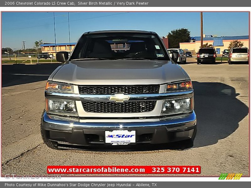 Silver Birch Metallic / Very Dark Pewter 2006 Chevrolet Colorado LS Crew Cab