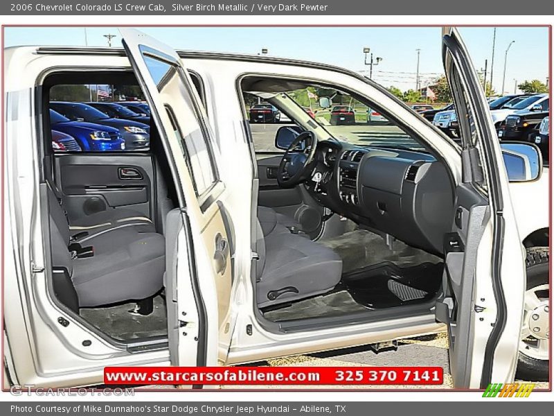 Silver Birch Metallic / Very Dark Pewter 2006 Chevrolet Colorado LS Crew Cab