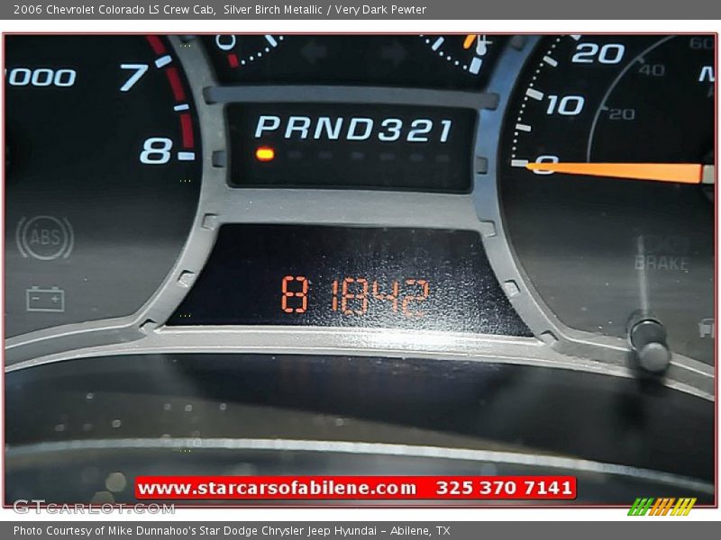Silver Birch Metallic / Very Dark Pewter 2006 Chevrolet Colorado LS Crew Cab