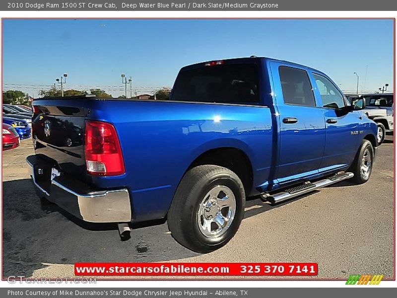 Deep Water Blue Pearl / Dark Slate/Medium Graystone 2010 Dodge Ram 1500 ST Crew Cab