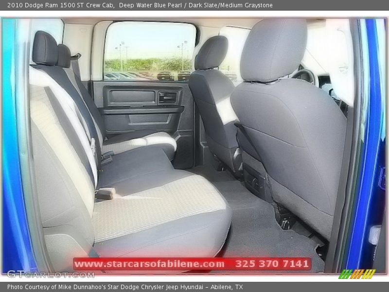 Deep Water Blue Pearl / Dark Slate/Medium Graystone 2010 Dodge Ram 1500 ST Crew Cab