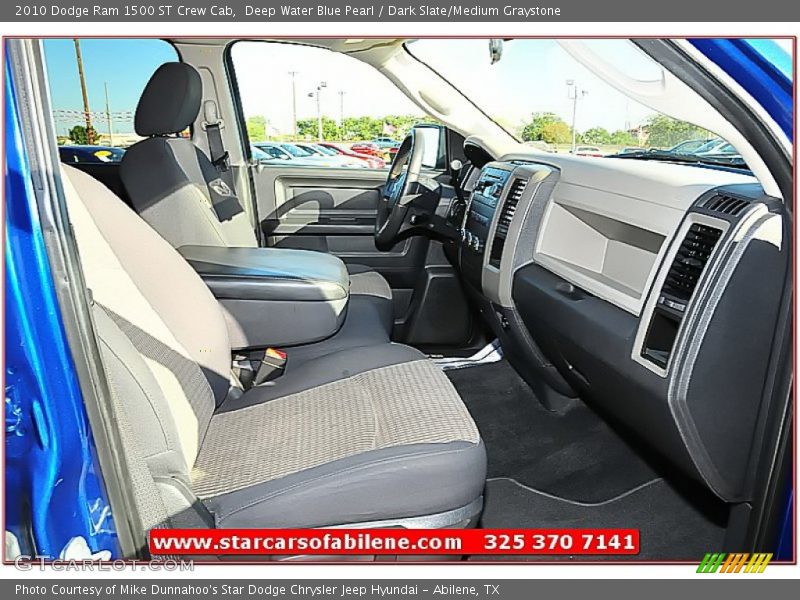 Deep Water Blue Pearl / Dark Slate/Medium Graystone 2010 Dodge Ram 1500 ST Crew Cab