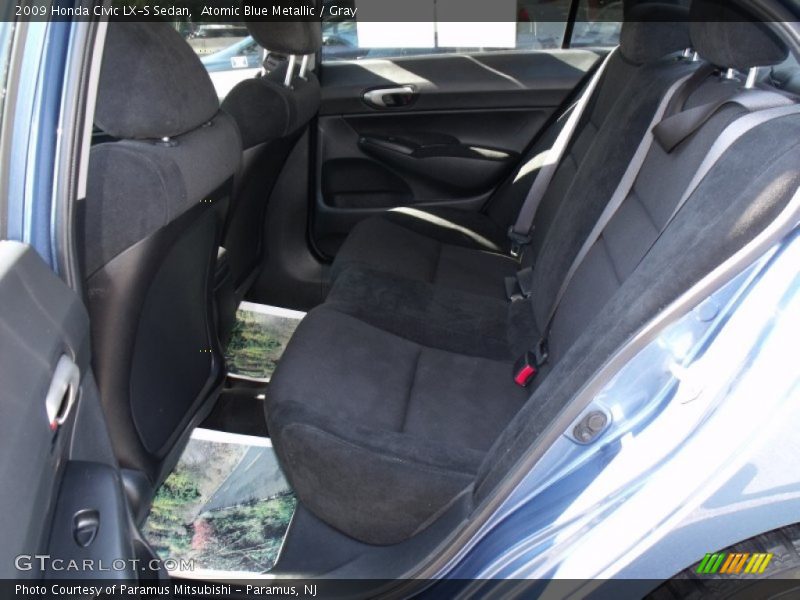 Atomic Blue Metallic / Gray 2009 Honda Civic LX-S Sedan