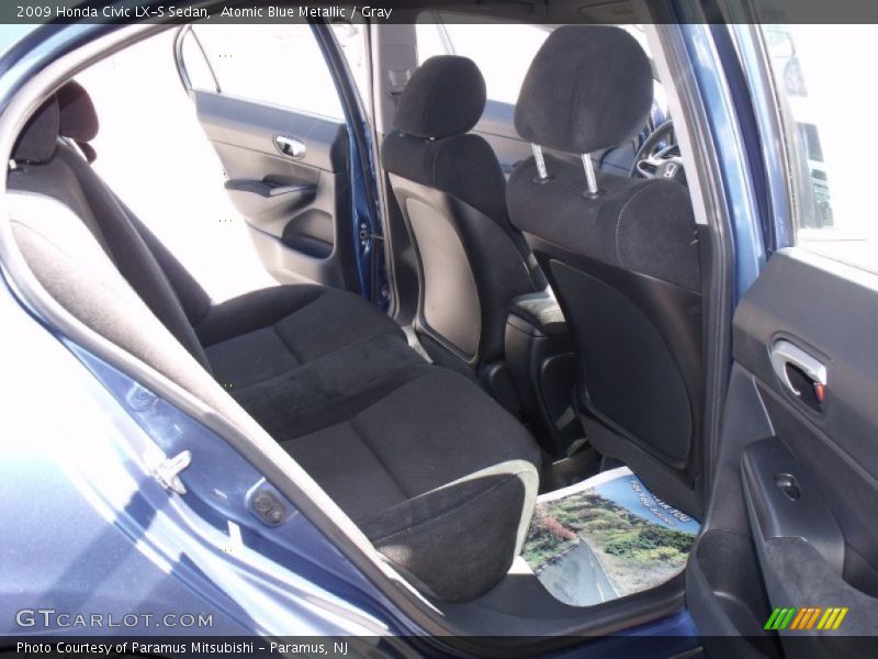 Atomic Blue Metallic / Gray 2009 Honda Civic LX-S Sedan