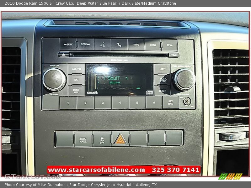 Deep Water Blue Pearl / Dark Slate/Medium Graystone 2010 Dodge Ram 1500 ST Crew Cab