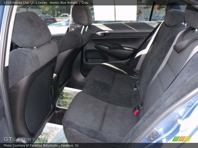 Atomic Blue Metallic / Gray 2009 Honda Civic LX-S Sedan