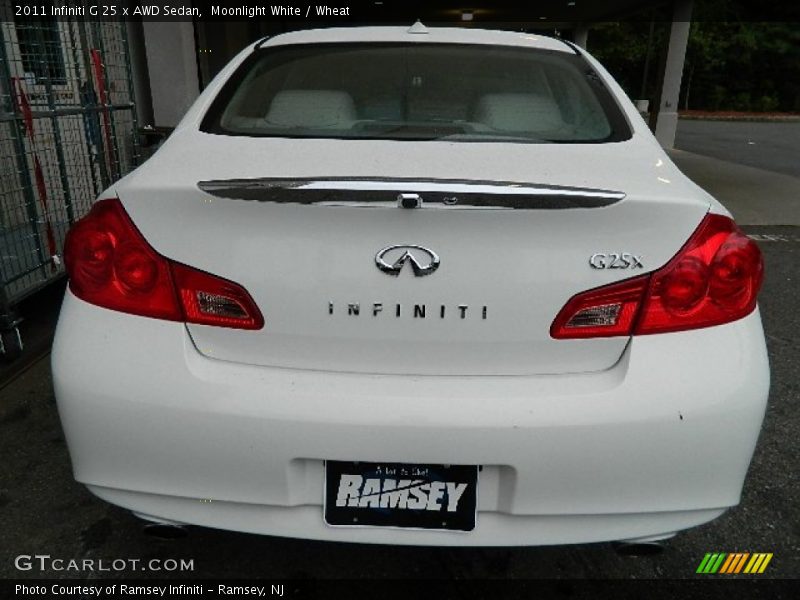 Moonlight White / Wheat 2011 Infiniti G 25 x AWD Sedan