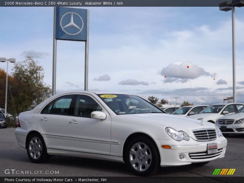 Alabaster White / Ash 2006 Mercedes-Benz C 280 4Matic Luxury