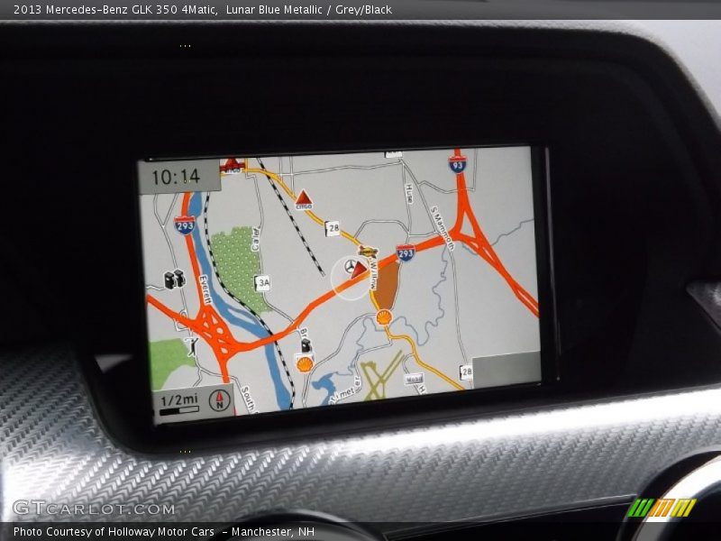 Lunar Blue Metallic / Grey/Black 2013 Mercedes-Benz GLK 350 4Matic