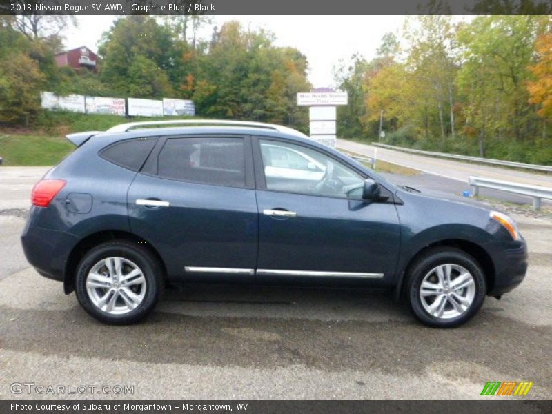 Graphite Blue / Black 2013 Nissan Rogue SV AWD