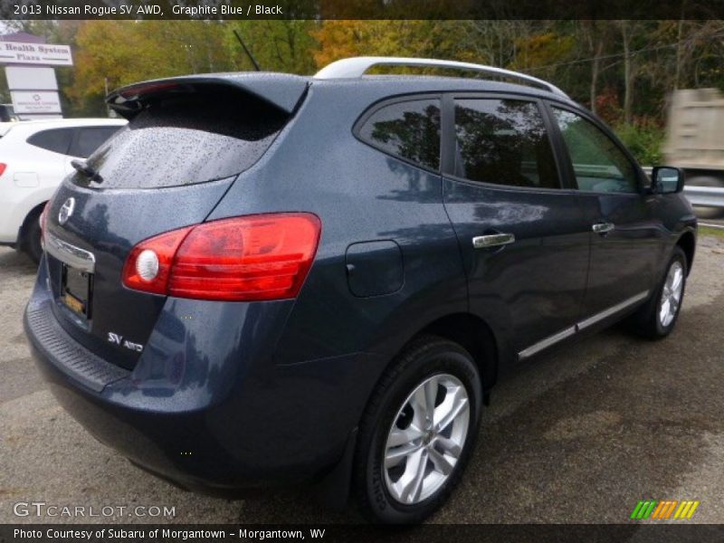 Graphite Blue / Black 2013 Nissan Rogue SV AWD