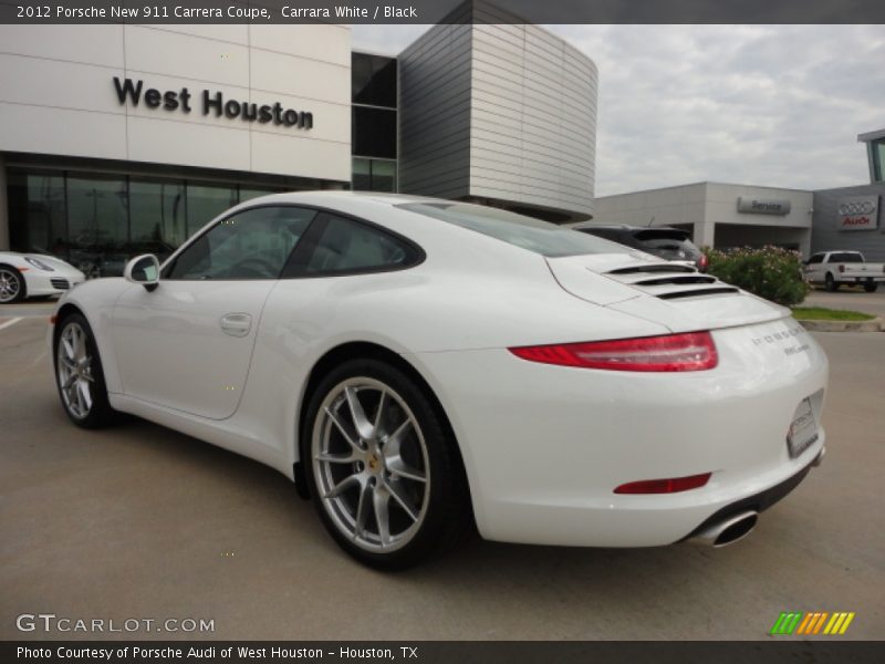 Carrara White / Black 2012 Porsche New 911 Carrera Coupe