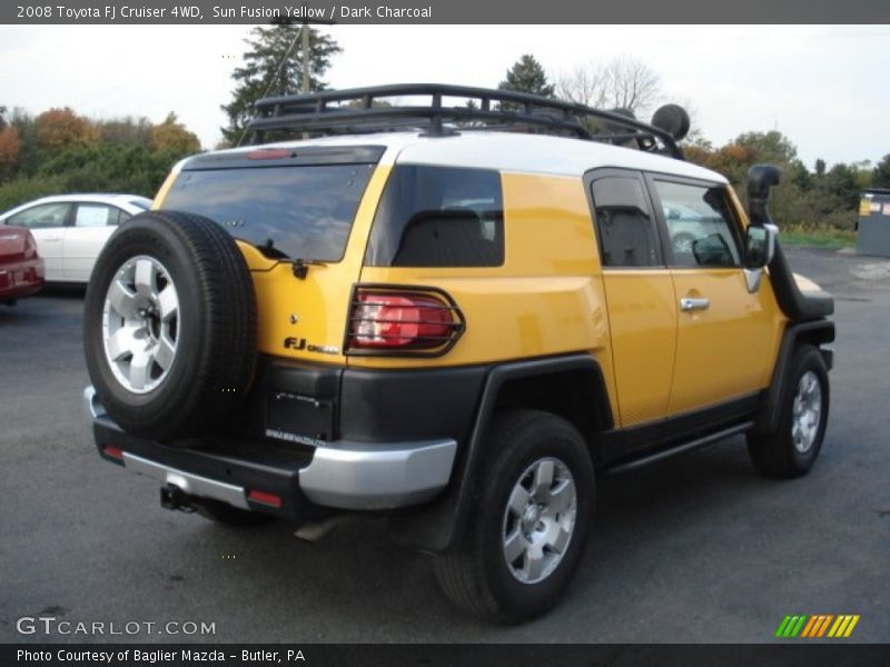 Sun Fusion Yellow / Dark Charcoal 2008 Toyota FJ Cruiser 4WD