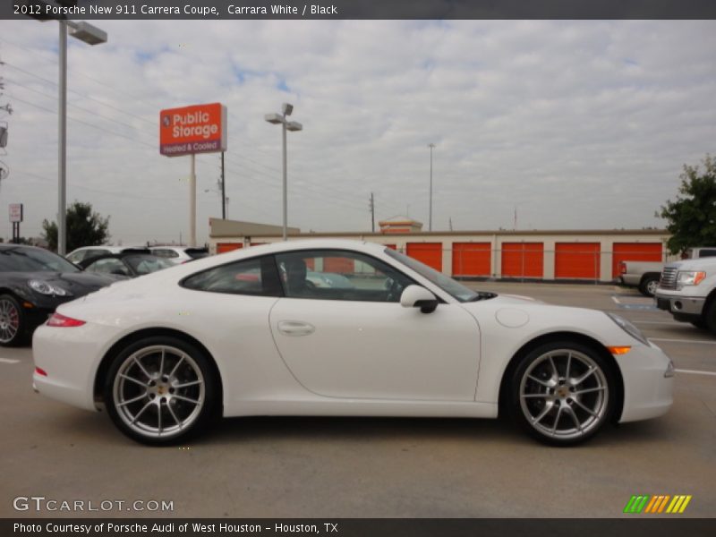  2012 New 911 Carrera Coupe Carrara White