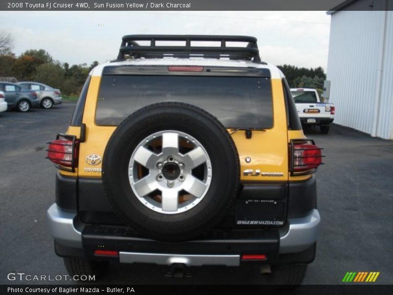 Sun Fusion Yellow / Dark Charcoal 2008 Toyota FJ Cruiser 4WD