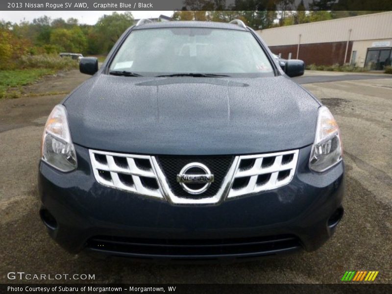 Graphite Blue / Black 2013 Nissan Rogue SV AWD