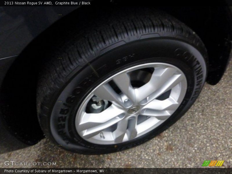 Graphite Blue / Black 2013 Nissan Rogue SV AWD
