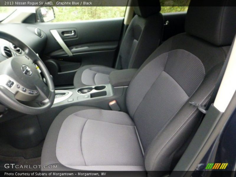 Graphite Blue / Black 2013 Nissan Rogue SV AWD